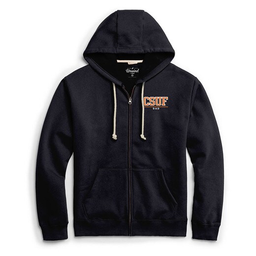 League CSUF Dad Full Zip Hoodie - Navy